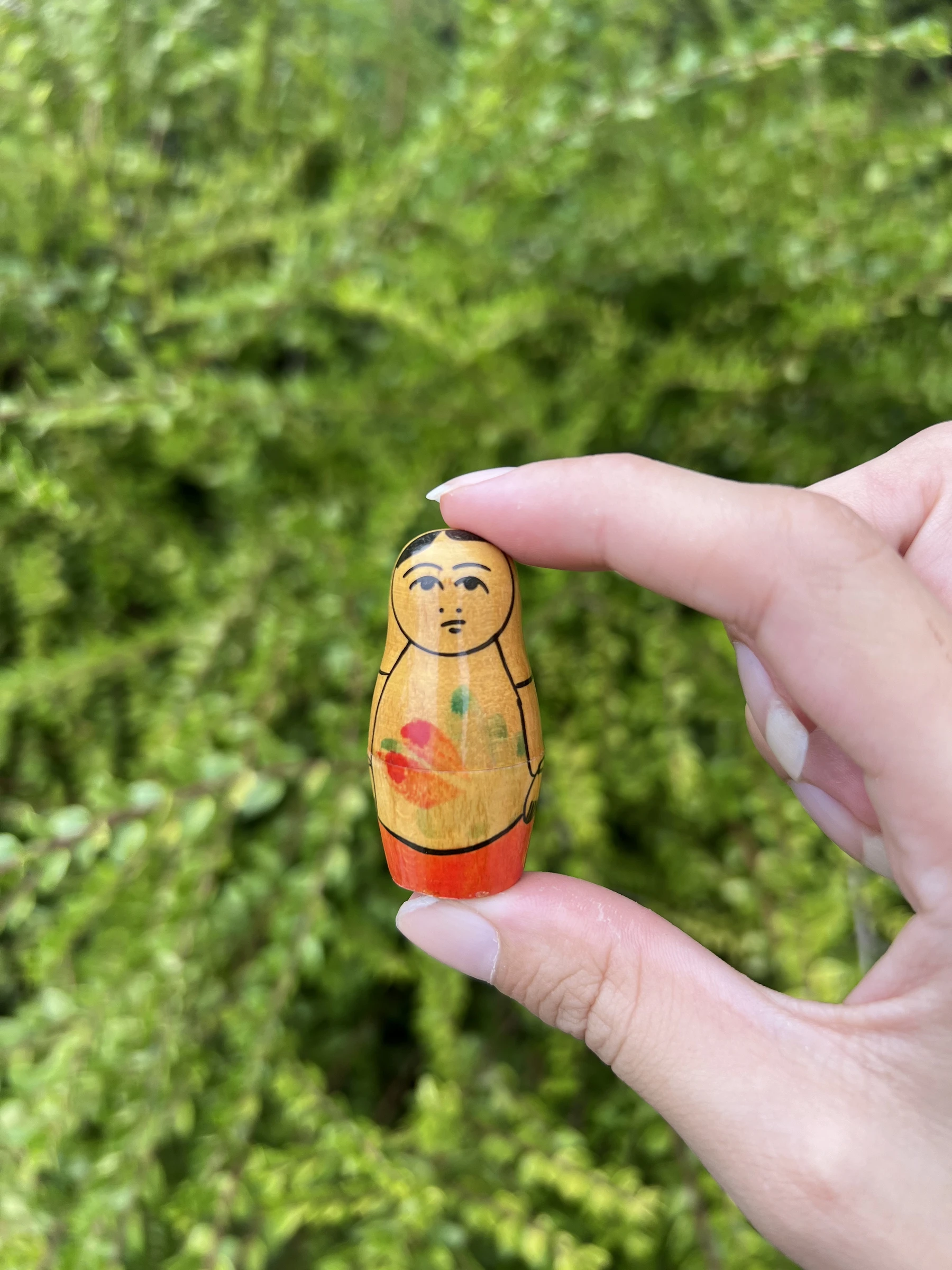 🪆 Boneca russa Matrioshka vintage feita na URSS de madeira 4 peças – photo 13